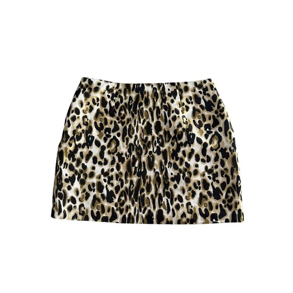NINE WEST Womens Leopard Print Skirt Size XL - Picture 5 of 6